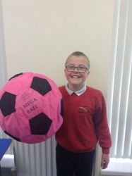 The winner of the Spot the Ball competition